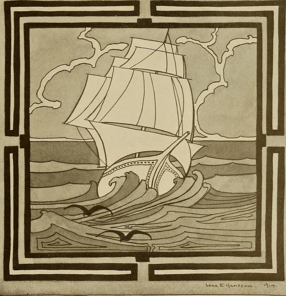 An illustration from Keramic studio, 1899, leaf 30