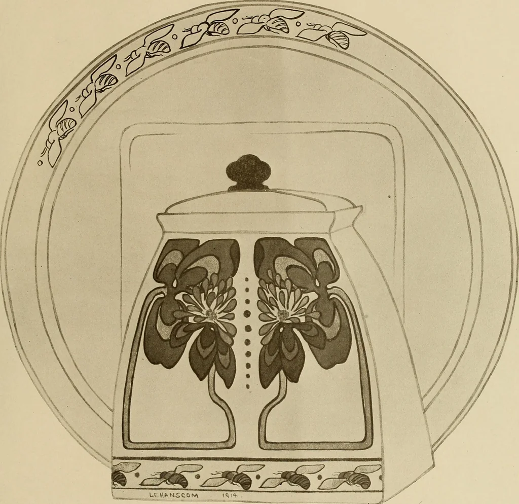 An illustration from Keramic studio, 1899, leaf 348
