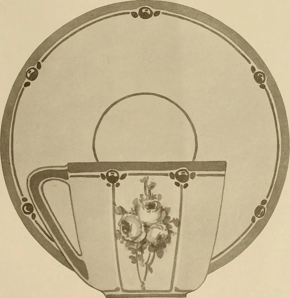 An illustration from Keramic studio, 1899, leaf 354