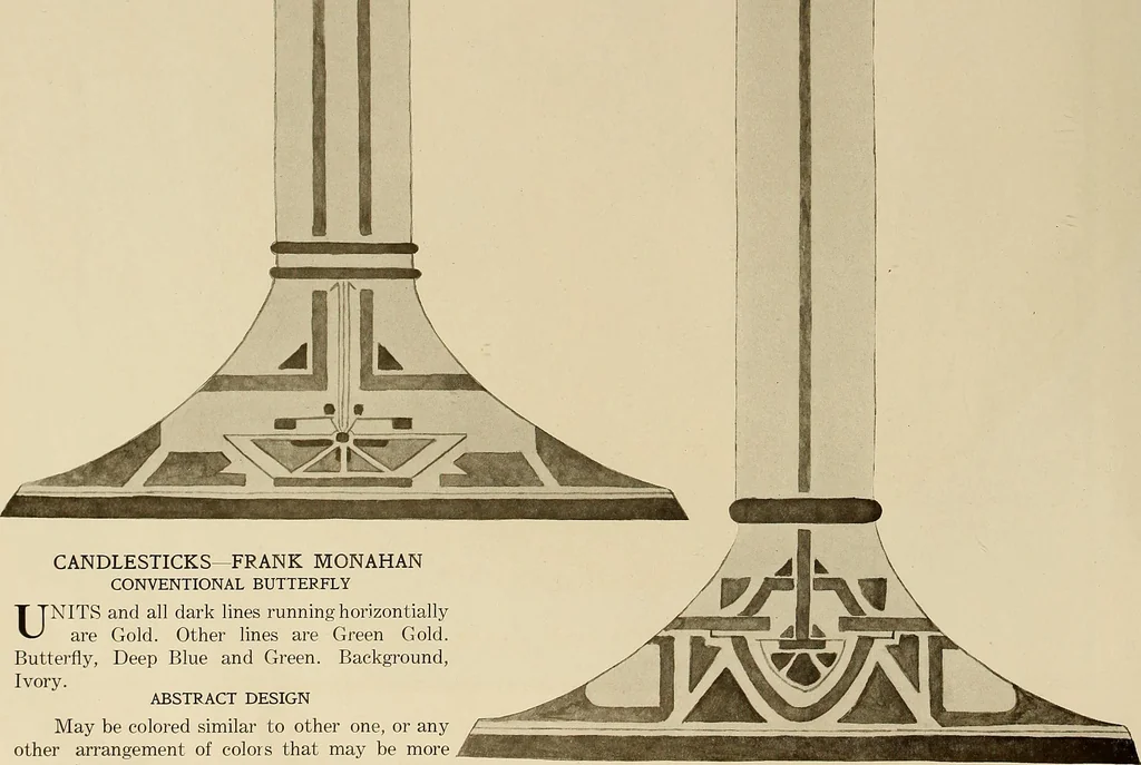 An illustration from Keramic studio, 1899, leaf 39