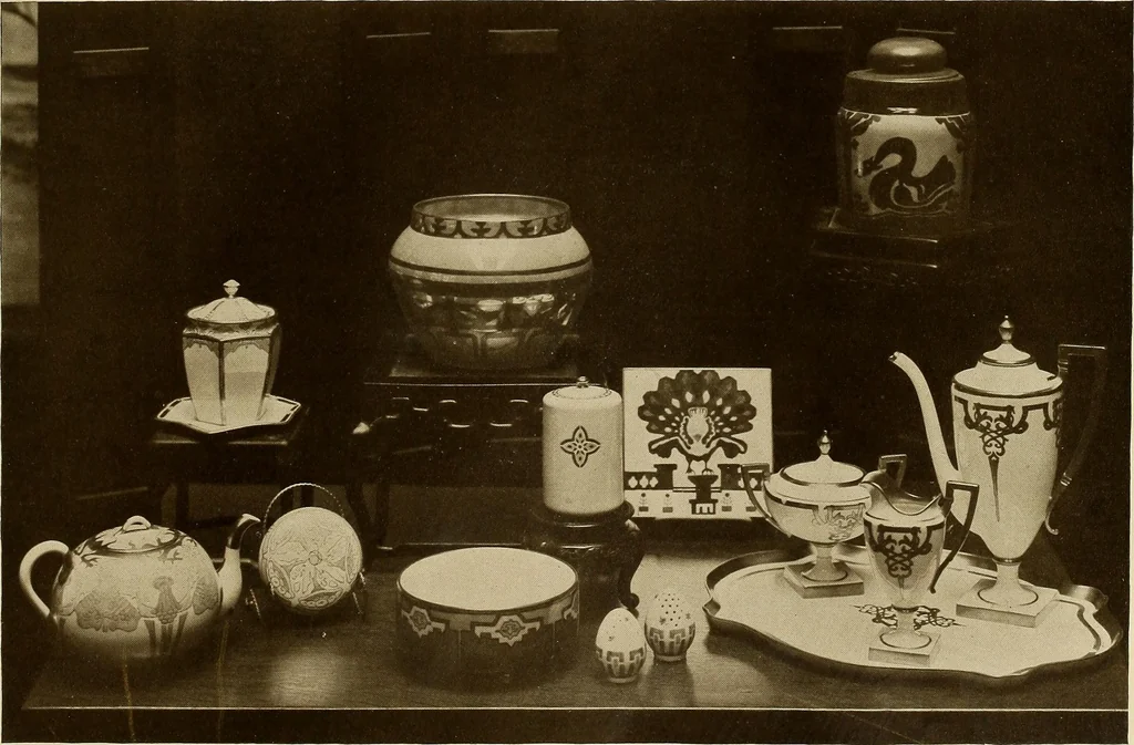 An illustration from Keramic studio, 1899, leaf 54