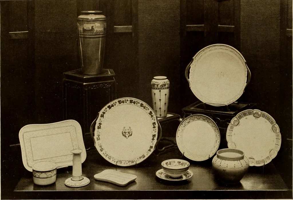 An illustration from Keramic studio, 1899, leaf 55