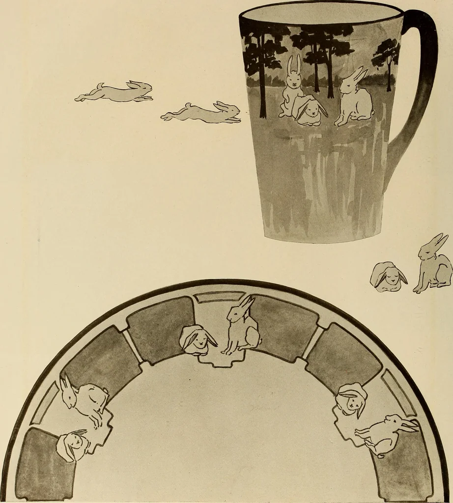 An illustration from Keramic studio, 1899, leaf 61
