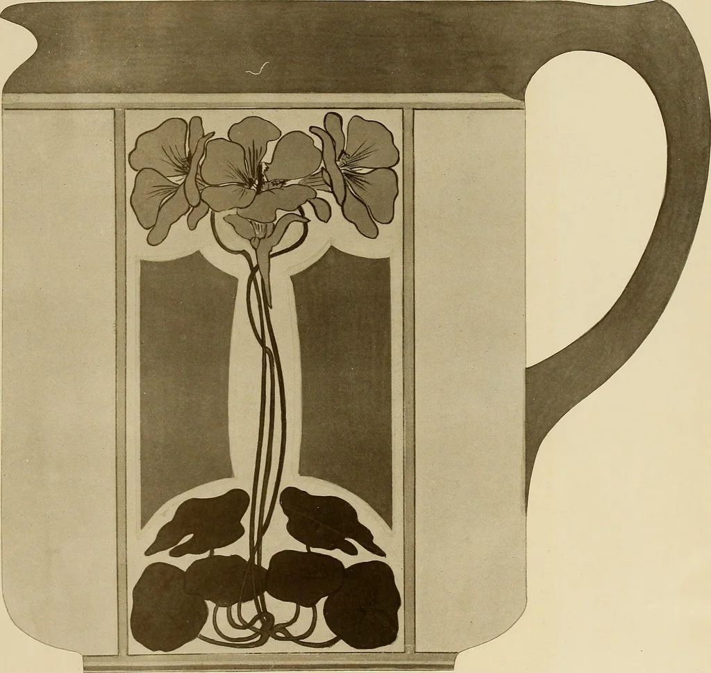 An illustration from Keramic studio, 1899, leaf 64