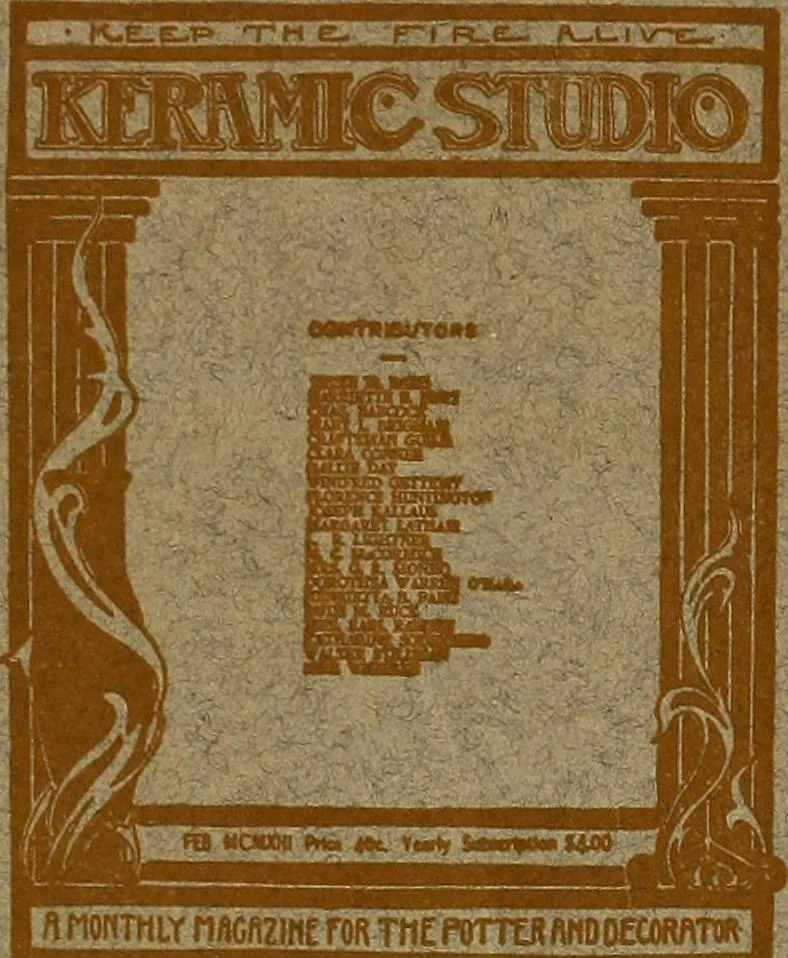 An illustration from Keramic studio, 1899, leaf 73