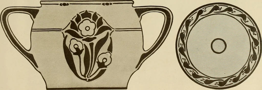 An illustration from Keramic studio, 1899, leaf 86