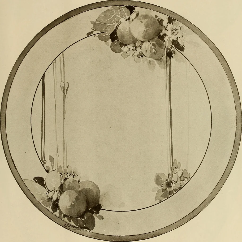 An illustration from Keramic studio, 1899, leaf 96