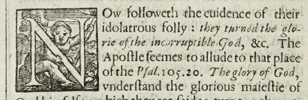 An illustration from Key to the key of Scripture, or, An exposition with notes, upon the Epistle to the Romanes, the three first chapters ..., 1611, leaf 118