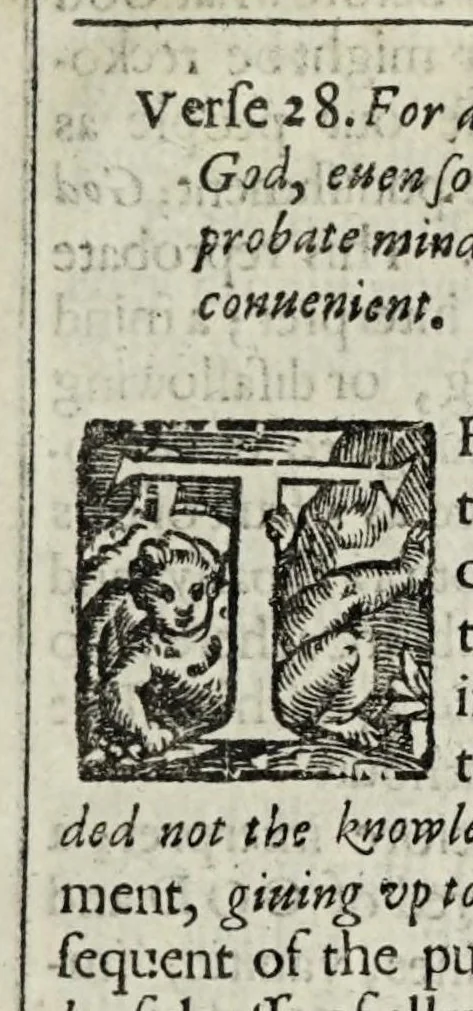 An illustration from Key to the key of Scripture, or, An exposition with notes, upon the Epistle to the Romanes, the three first chapters ..., 1611, leaf 141