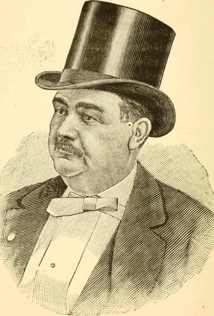 An illustration from Key to phrenology, 1890, leaf 105