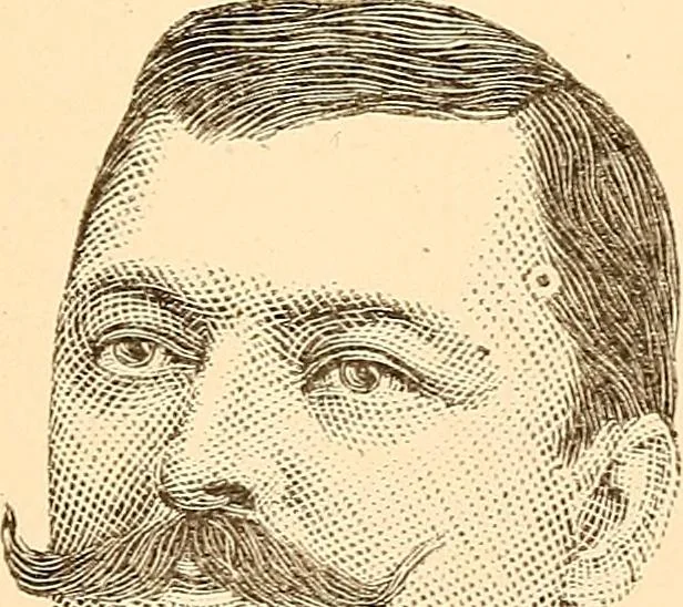 An illustration from Key to phrenology, 1890, leaf 140