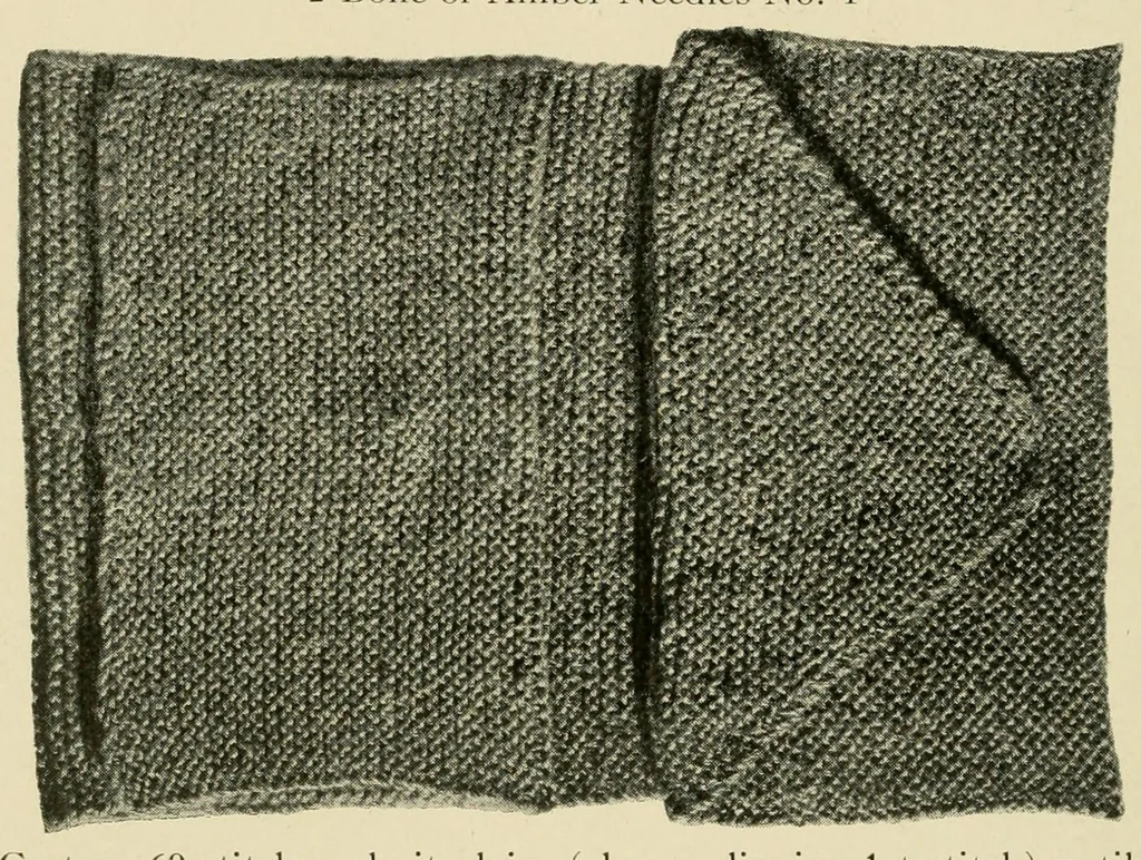 An illustration from Khaki knitting book, 1917, leaf 38