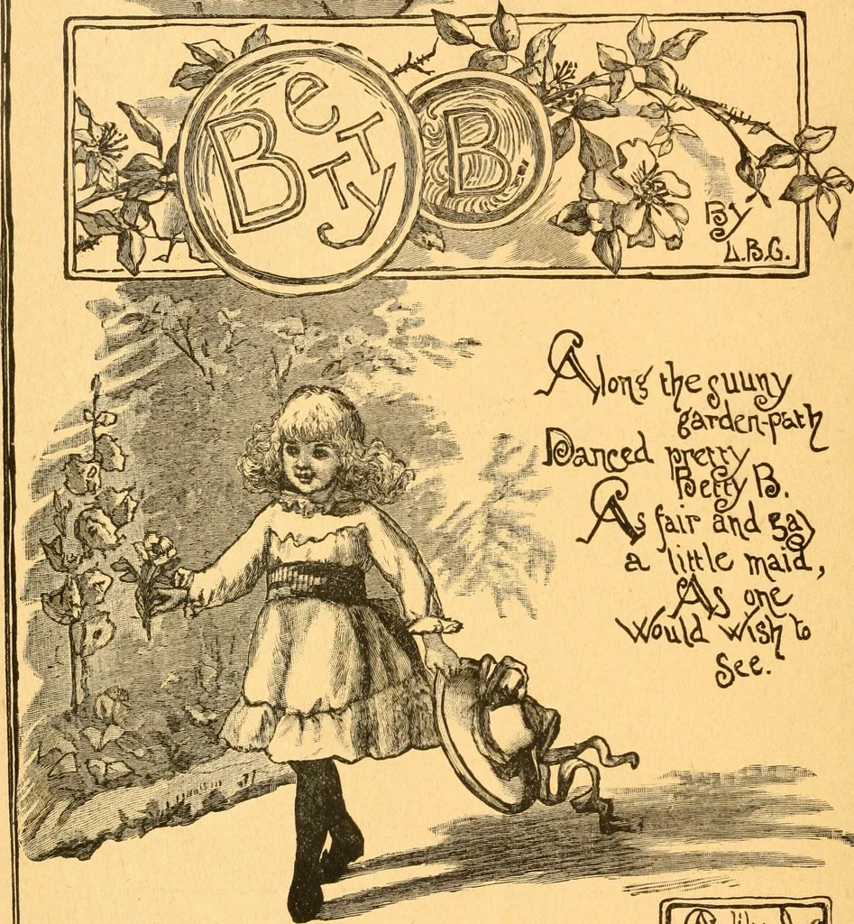 An illustration from The kindergarten;, 1891, leaf 101