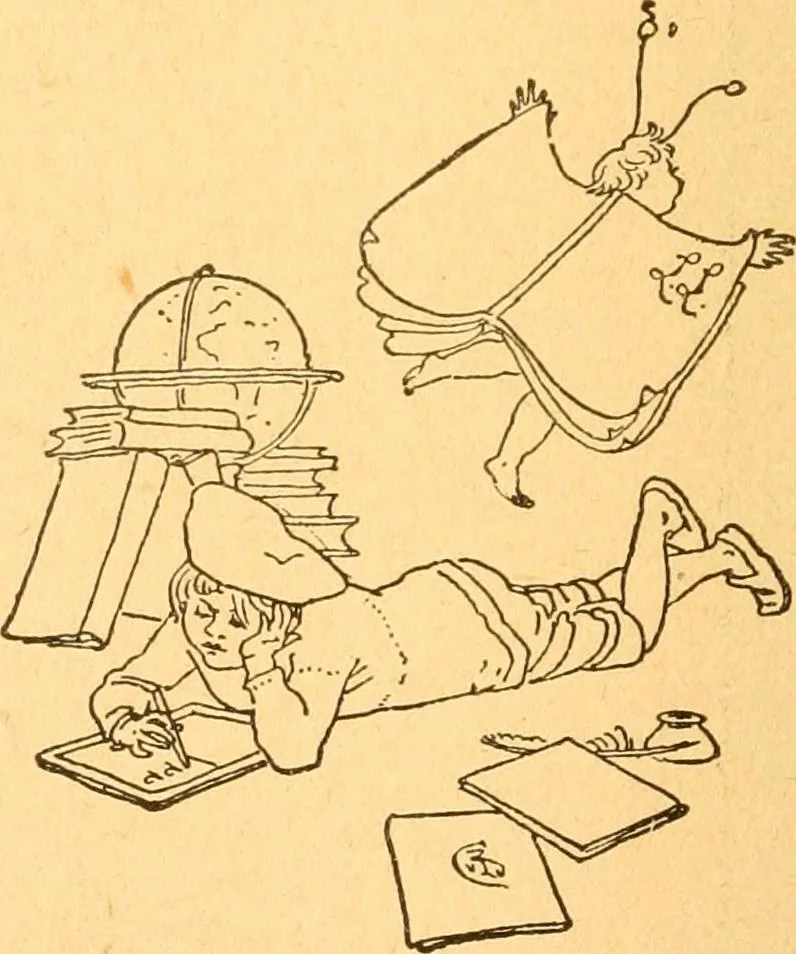An illustration from The kindergarten;, 1891, leaf 103