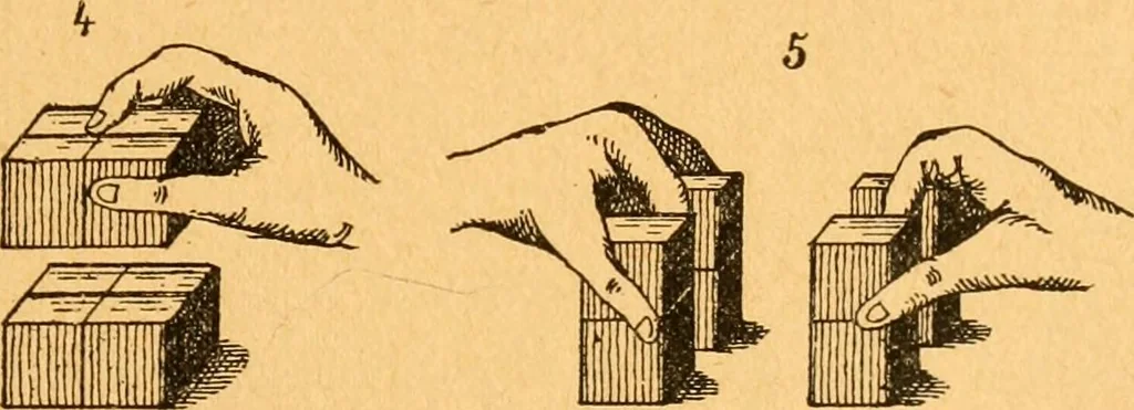 An illustration from The kindergarten;, 1891, leaf 122