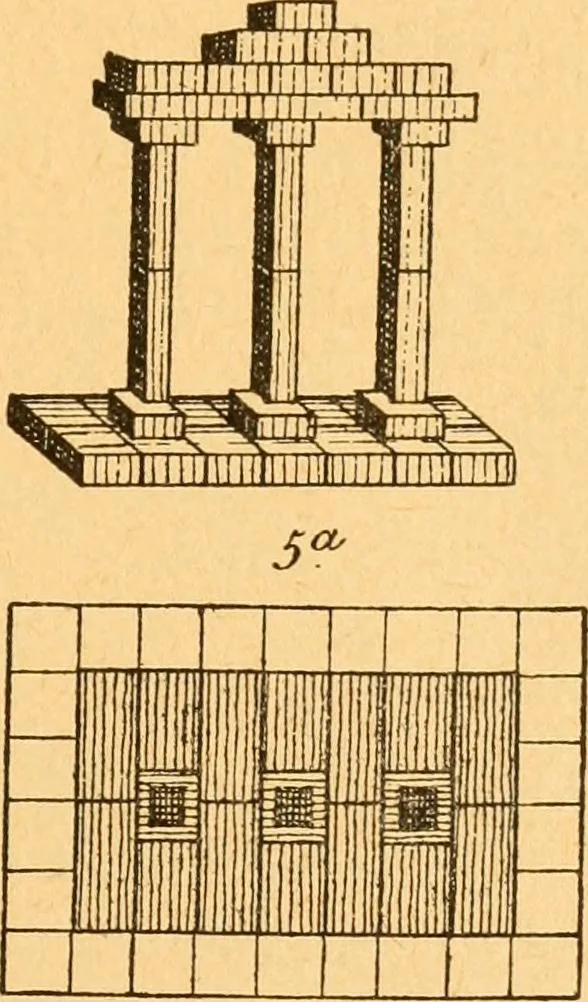 An illustration from The kindergarten;, 1891, leaf 132