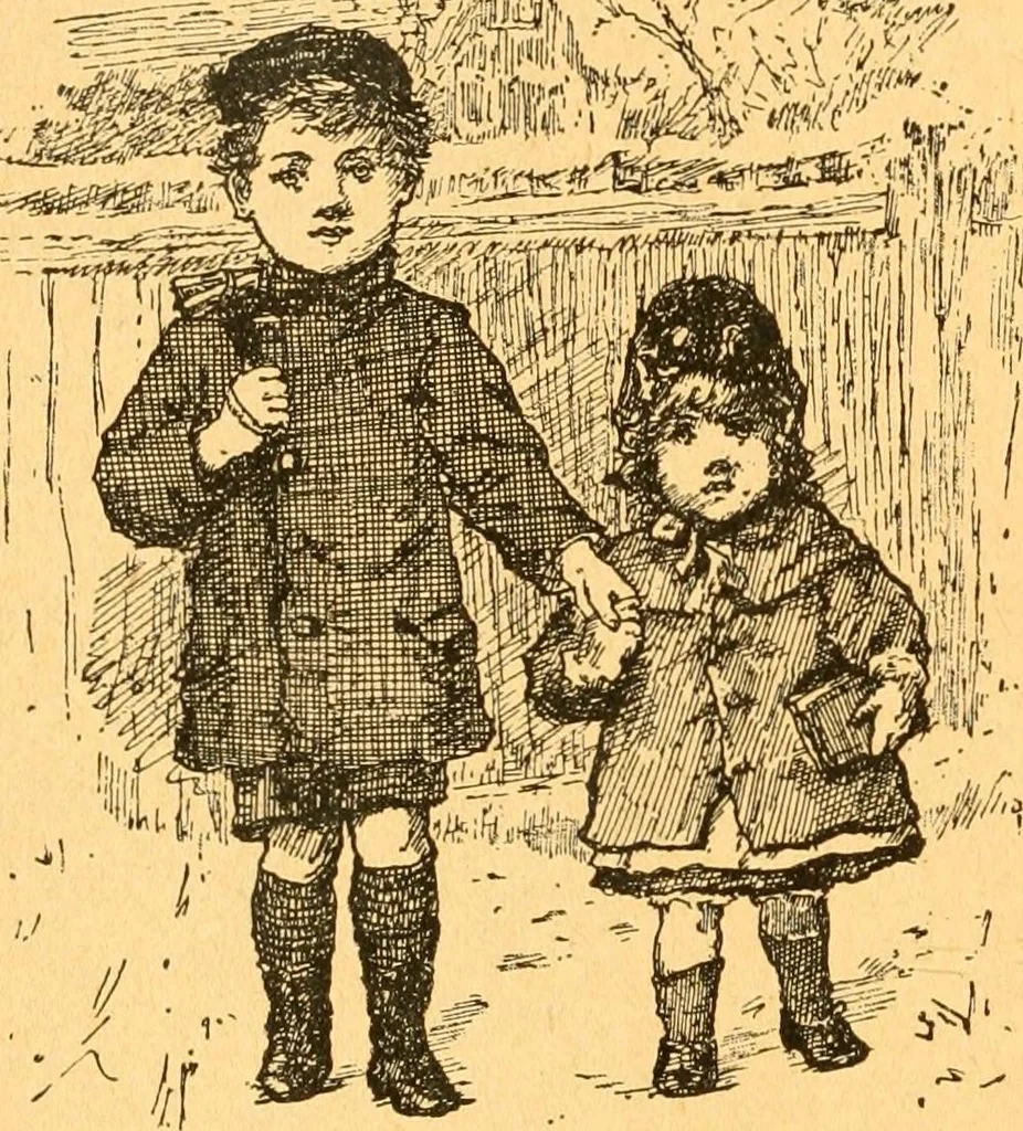 An illustration from The kindergarten;, 1891, leaf 169