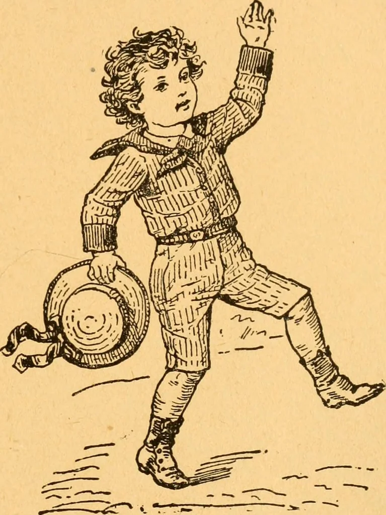 An illustration from The kindergarten;, 1891, leaf 176