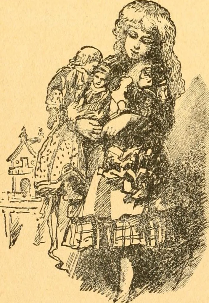 An illustration from The kindergarten;, 1891, leaf 217