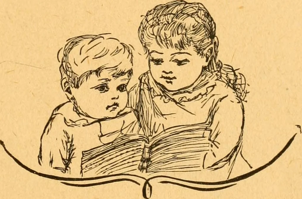 An illustration from The kindergarten;, 1891, leaf 22