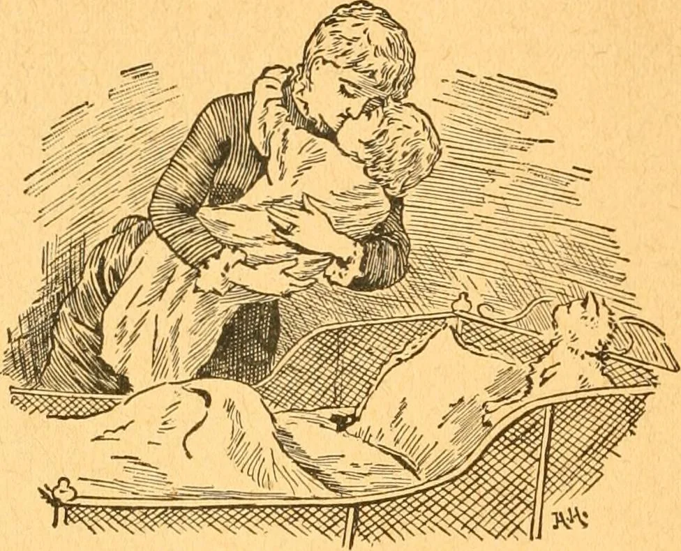 An illustration from The kindergarten;, 1891, leaf 23