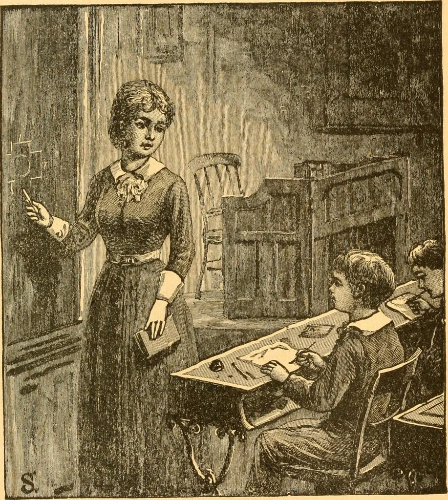 An illustration from The kindergarten;, 1891, leaf 231