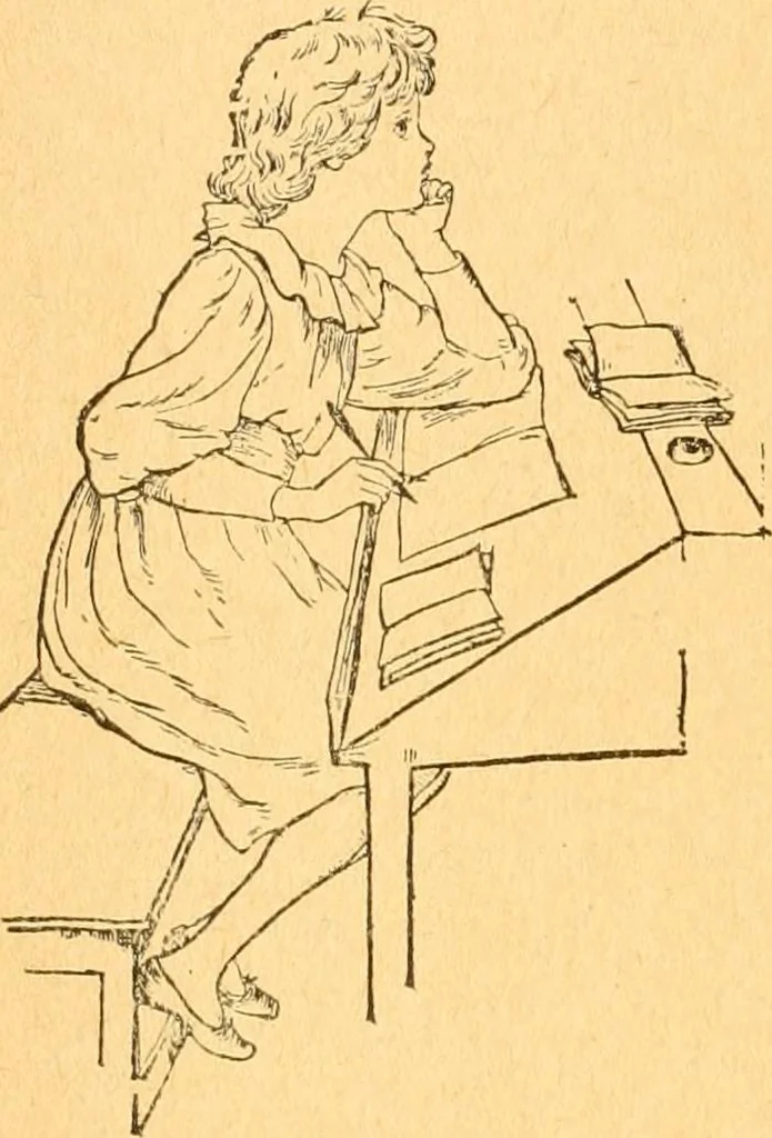 An illustration from The kindergarten;, 1891, leaf 235