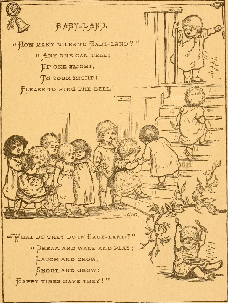 An illustration from The kindergarten;, 1891, leaf 24