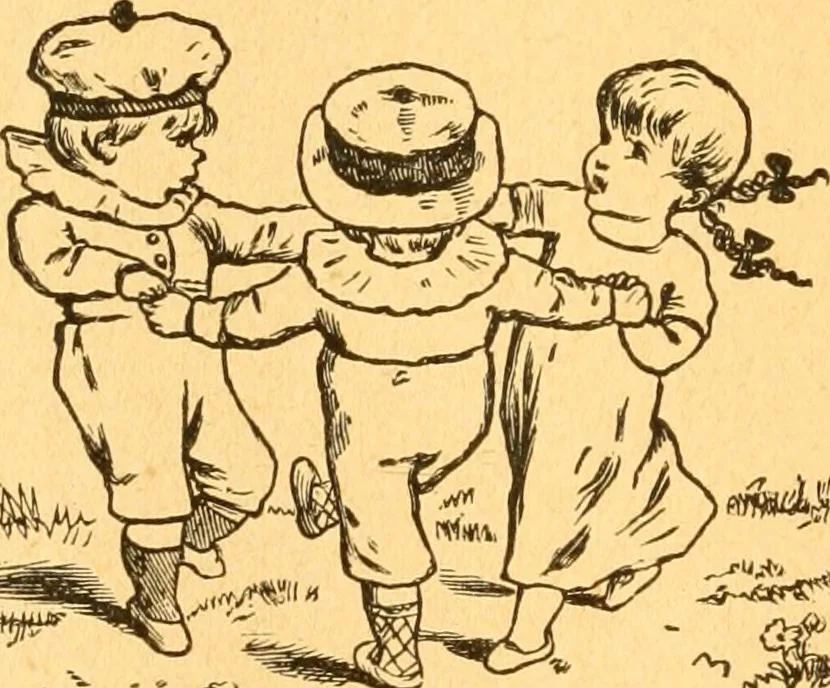 An illustration from The kindergarten;, 1891, leaf 249