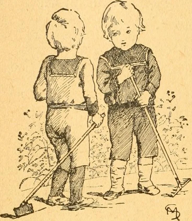 An illustration from The kindergarten;, 1891, leaf 261