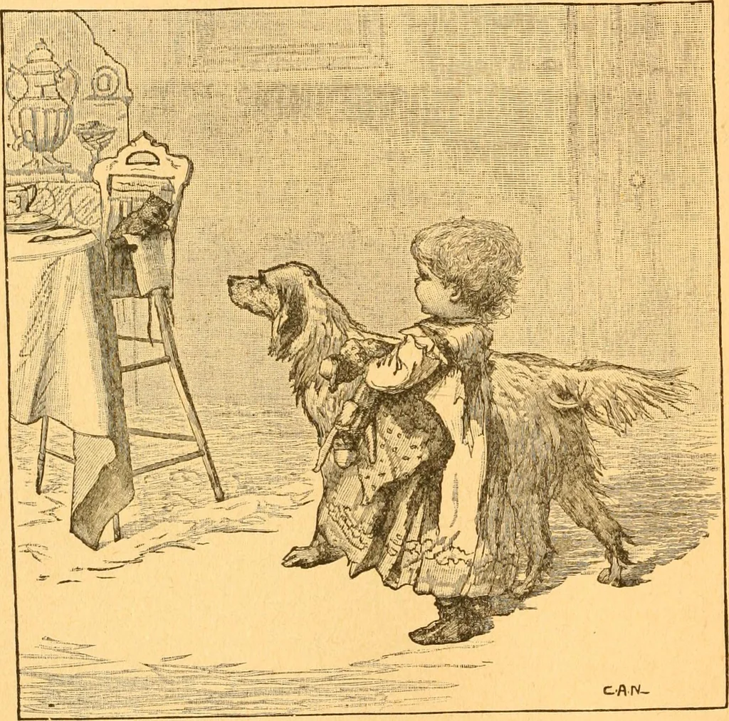 An illustration from The kindergarten;, 1891, leaf 267