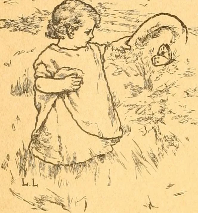An illustration from The kindergarten;, 1891, leaf 27