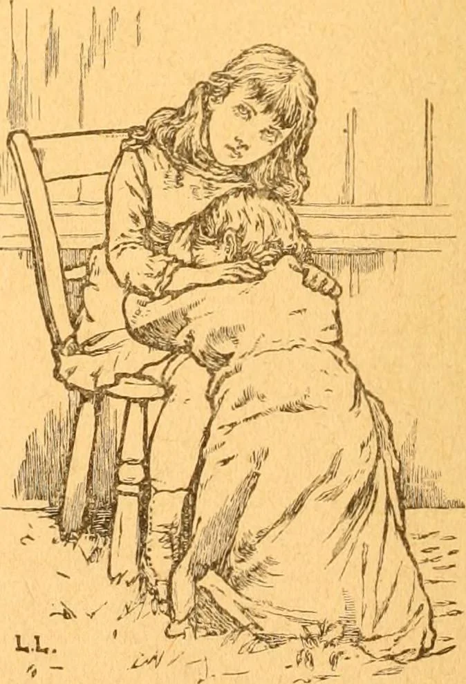 An illustration from The kindergarten;, 1891, leaf 27