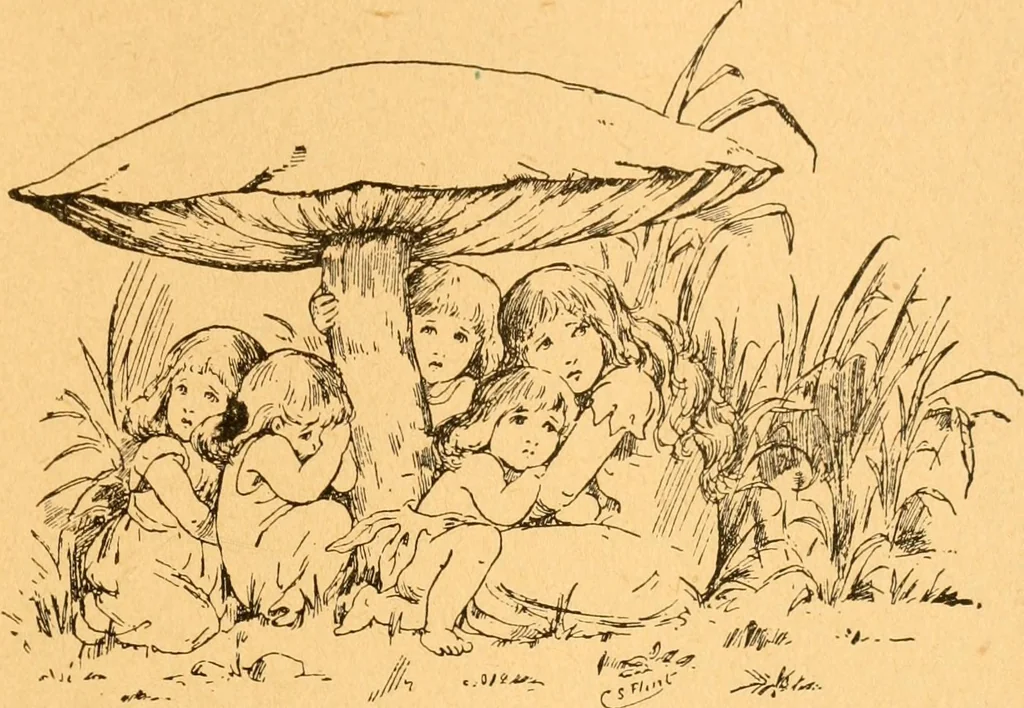 An illustration from The kindergarten;, 1891, leaf 282