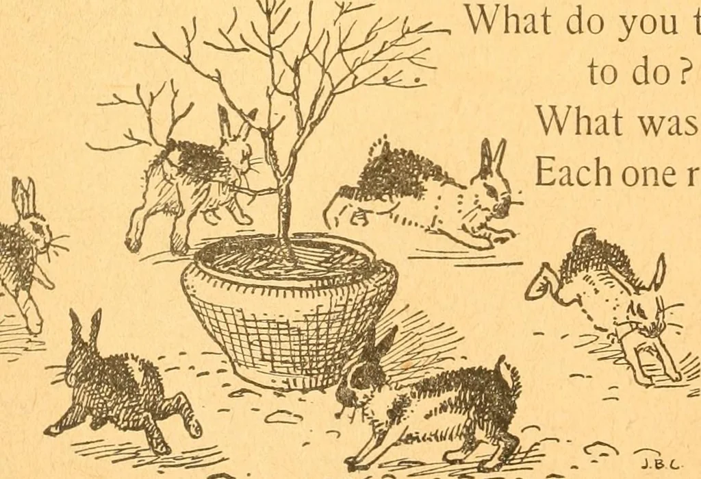 An illustration from The kindergarten;, 1891, leaf 29