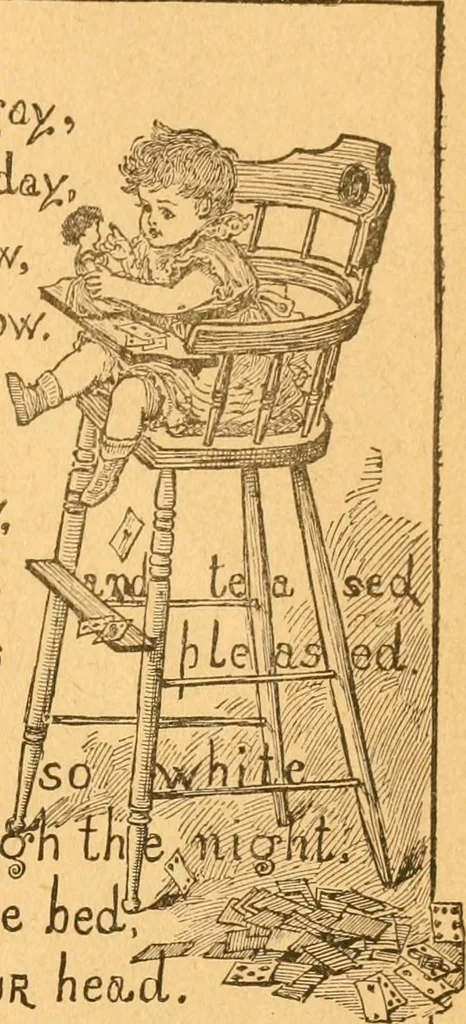 An illustration from The kindergarten;, 1891, leaf 30