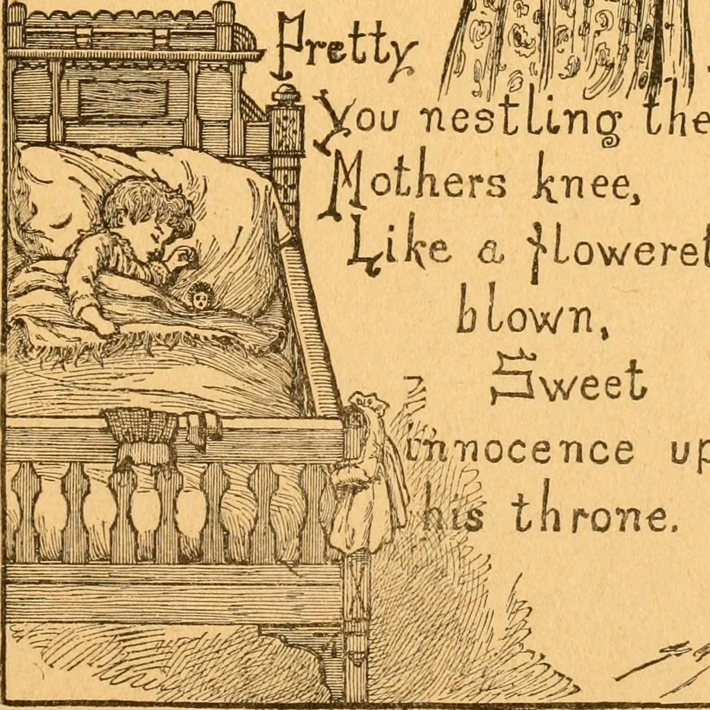 An illustration from The kindergarten;, 1891, leaf 30