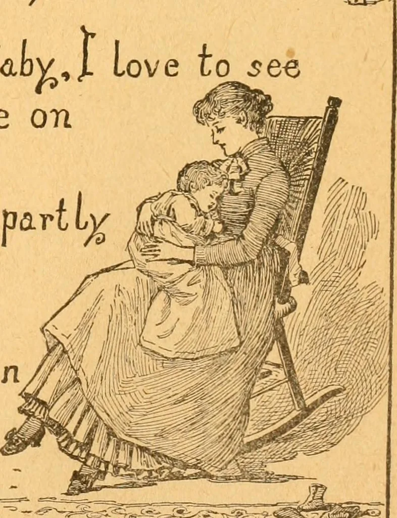 An illustration from The kindergarten;, 1891, leaf 30