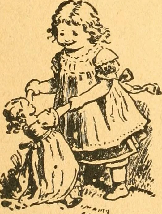 An illustration from The kindergarten;, 1891, leaf 33