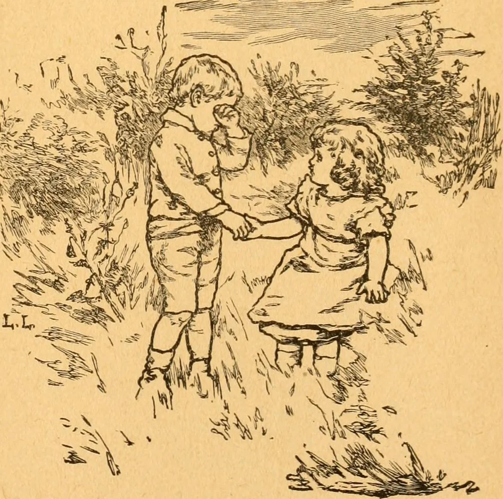 An illustration from The kindergarten;, 1891, leaf 364