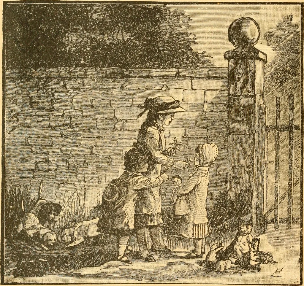 An illustration from The kindergarten;, 1891, leaf 41
