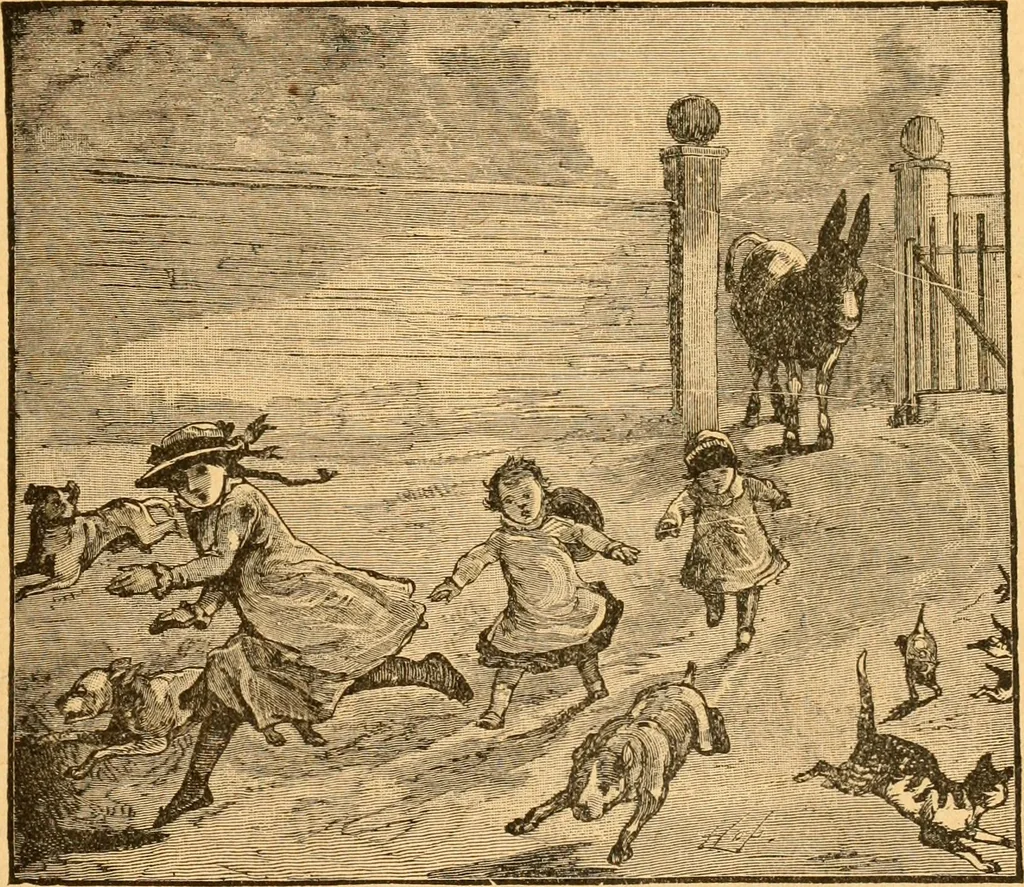 An illustration from The kindergarten;, 1891, leaf 42