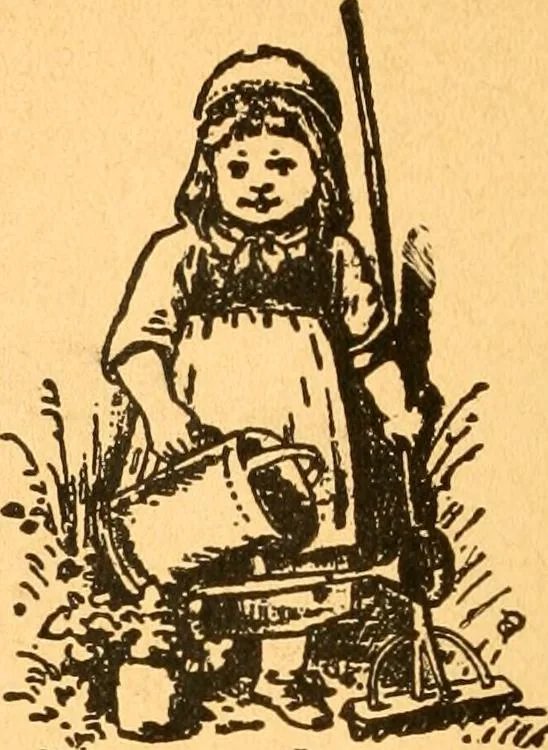 An illustration from The kindergarten;, 1891, leaf 43