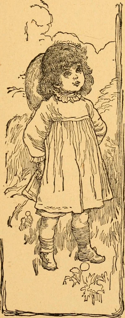 An illustration from The kindergarten;, 1891, leaf 46