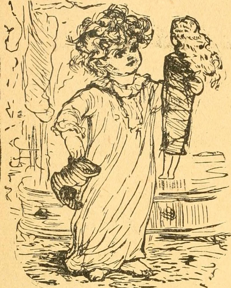 An illustration from The kindergarten;, 1891, leaf 49