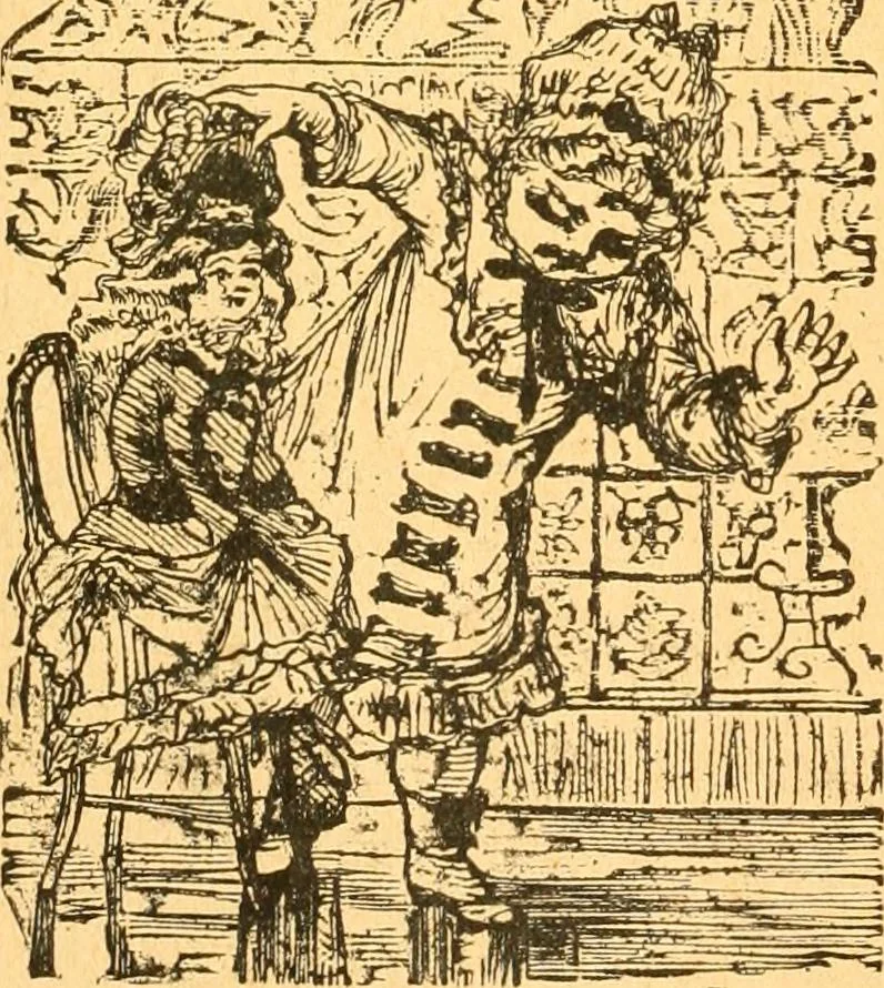 An illustration from The kindergarten;, 1891, leaf 51