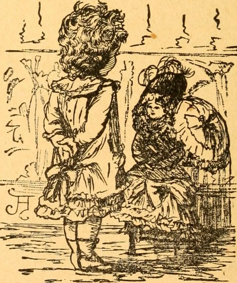 An illustration from The kindergarten;, 1891, leaf 51