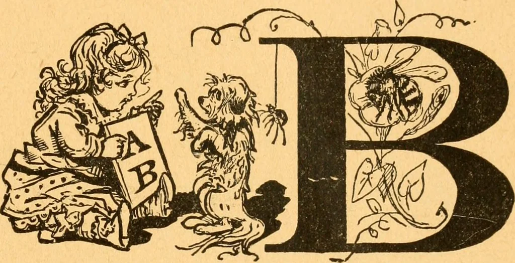 An illustration from The kindergarten;, 1891, leaf 66