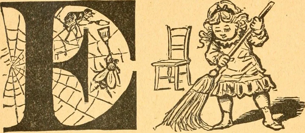 An illustration from The kindergarten;, 1891, leaf 67