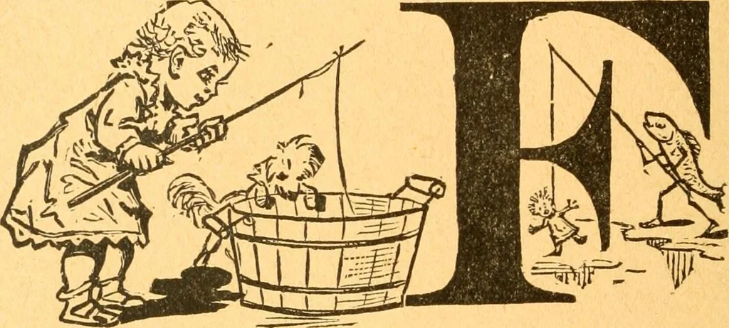 An illustration from The kindergarten;, 1891, leaf 67